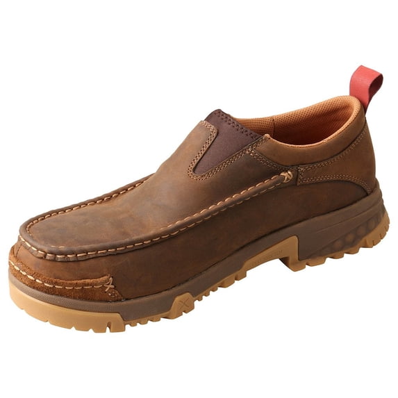Twisted X Boots MXCC003 (DS)Men`s Comp Toe Slip On CellStretch Saddle 8 W