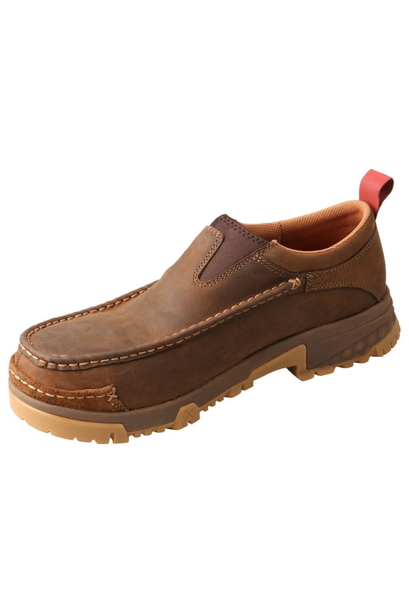 Boots MXCC003 (DS)Men`s Comp Toe Slip On CellStretch Saddle 9.5 W