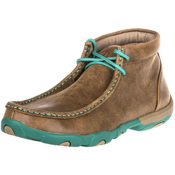Twisted X Boots Womens /Turquoise Driving Mocs 7.5 B(M) US Bomber