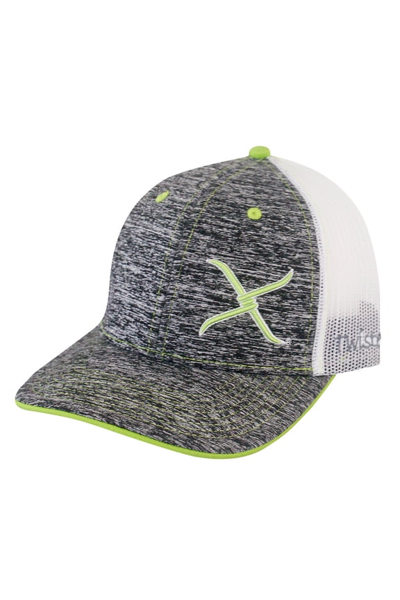 Grey/Lime Logo Mesh Back Cap