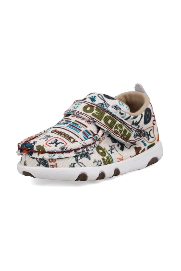 Infant's Hooey Driving Moc, Color: Toasted Almond & Multi, Size: 7, Width: M (IHYC008-M-07)