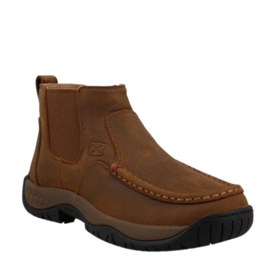 Twisted X Work Boots Womens All Around Chelsea 6.5 M Pecan WAX0001