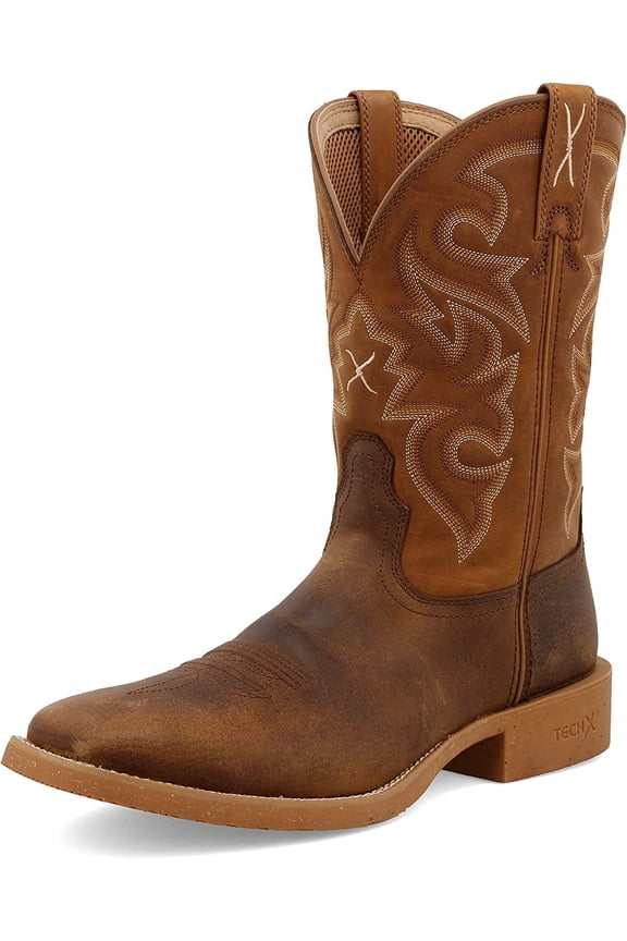 Men's 11" Tech X™ Boot, Saddle & Rustic Orange, 10 EE