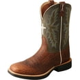thumbnail image 1 of Twisted X Men's 11" Tech X Boots - Comfortable Casual Western Boots for Men, Brown & Green, 14 EE, 1 of 6