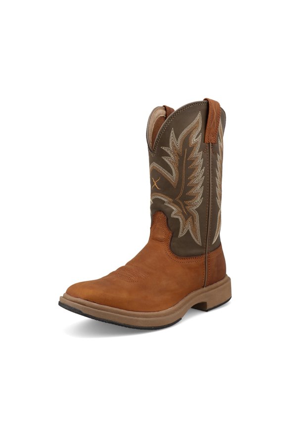 Adult Male 11in UltraLite X Tawny Brown/Olive Boots, Size: 13, Width: EE