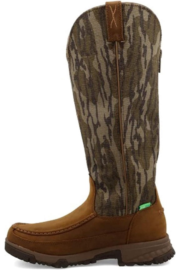 Men's 17" Snake Boot, Mossy Oak® Bottomland® Camo & Brown, 13 W