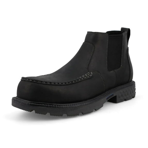 TWISTED X Adult Male 4in Work Chelsea Black Boots, Size: 11, Width: M