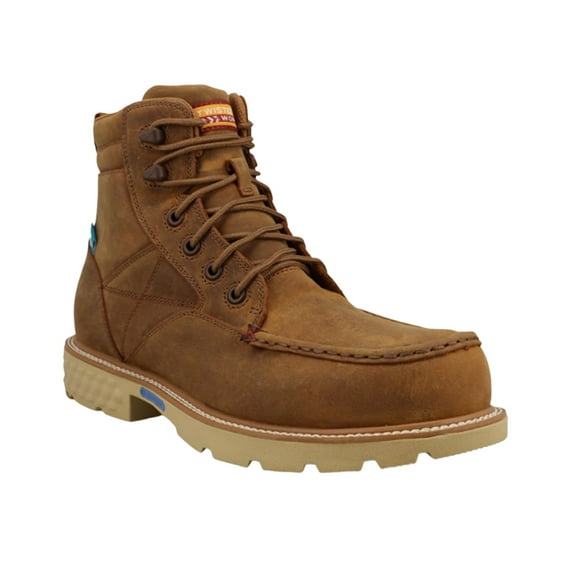 Twisted X Men's 6" Lace-Up Work Boot Composite Toe - MXCNW08 7.5 EE US