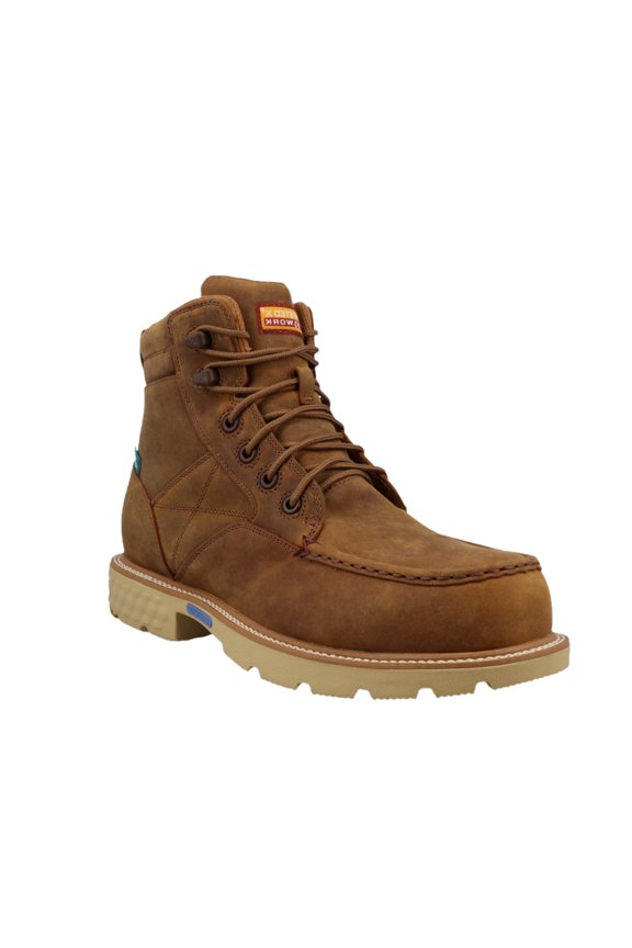Men's 6" Lace-Up Work Boot Composite Toe Tan 9 D(M) US