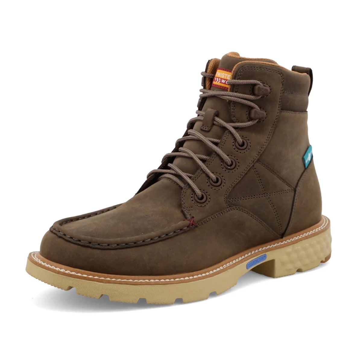 Twisted X Mens Work MXCC004 Composite Toe Boots US 9.5 Wide Brown Leather GUC Twisted X Men main image 4
