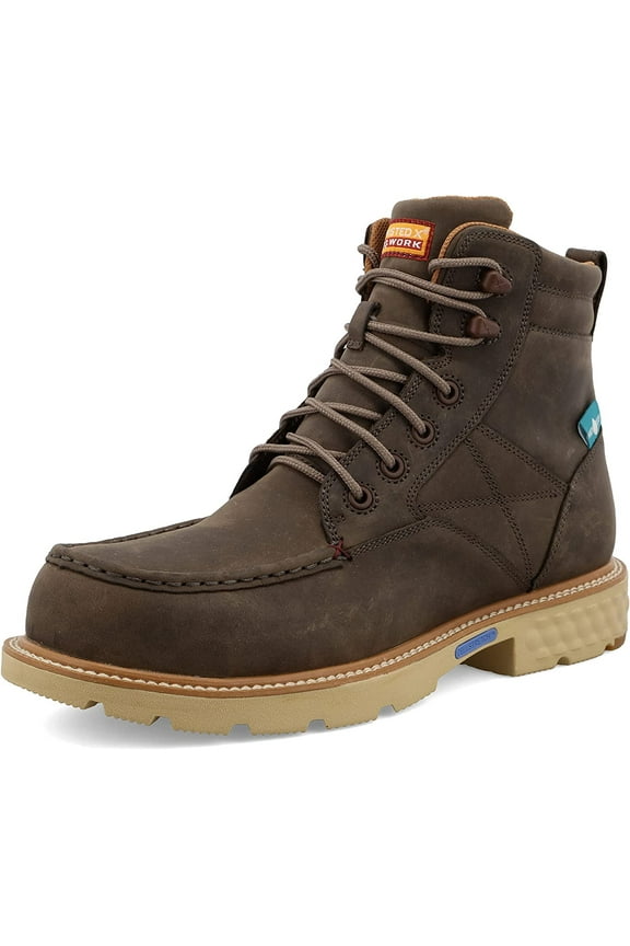Men's 6" Work Boot, Shitake, 11 W