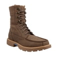thumbnail image 1 of Twisted X Men's 9" Lace-Up Work Boot Soft Toe Brown 12 D(M) US, 1 of 7