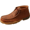 thumbnail image 1 of Twisted X Men’s Casual Chukka Boot - Driving Moc Handcrafted with Full-Grain Leather Upper, Rubber Outsole, Composite Insole, and Removable Footbed, Tan,10 EE, 1 of 6