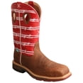 thumbnail image 1 of Twisted X Men's Cellstretch Waterproof Work Boot Nano Composite Toe Brown 7 D(M) US, 1 of 6