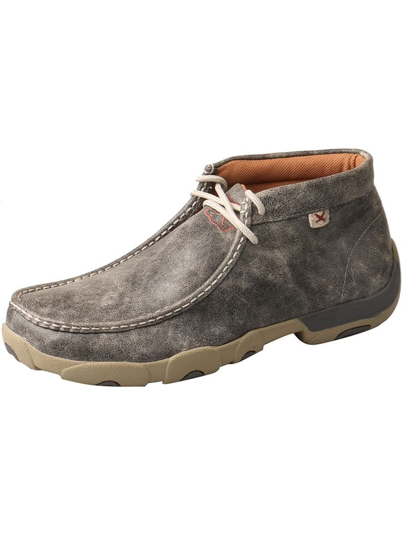 Men's Chukka Driving Moc, Grey, 8W