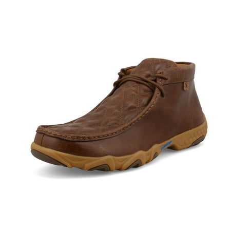 TWISTED X Adult Male Chukka Driving Moccasins, Color: Toffee, Size: 10.5, Width: W