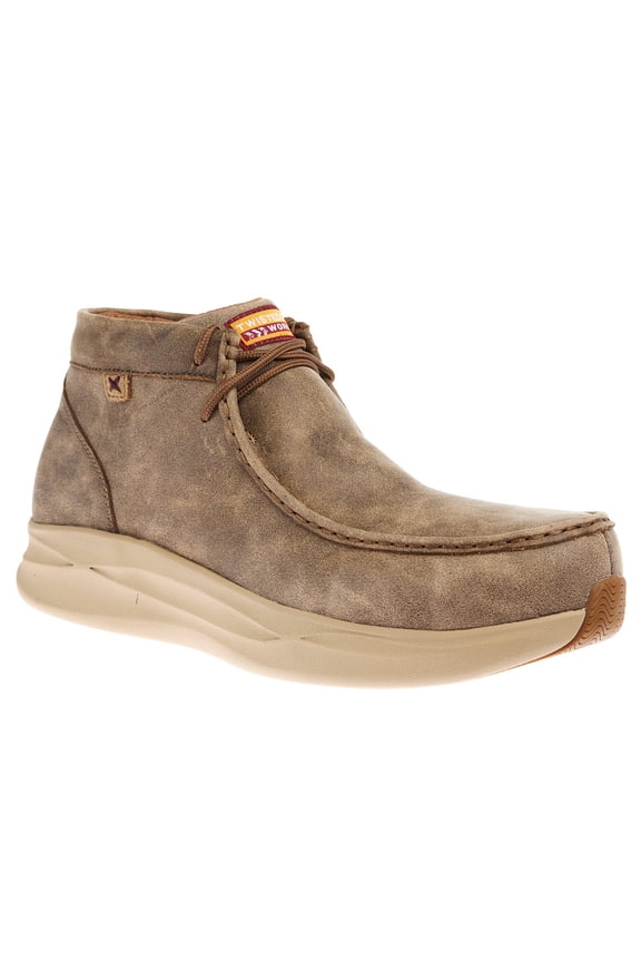 Men`s Feather X Bomber Brown 6In Ultralite Nano Round Toe Work Boot Brown 12 M