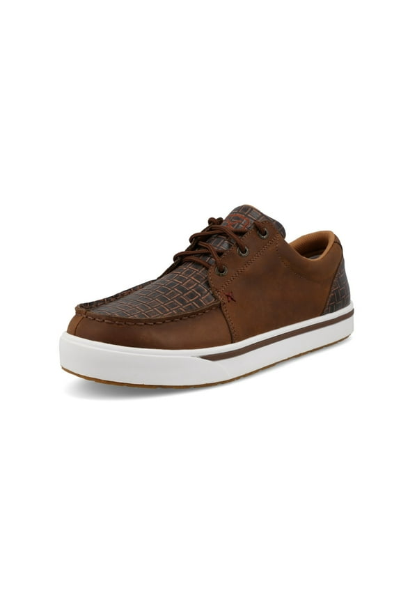 Adult Male Kicks Casual Shoes, Color: Bison/Dark Chocolate, Size: 9, Width: W