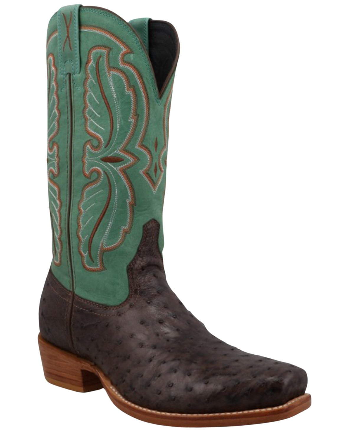 Twisted X Men's Reserve Exotic Full Quill Ostrich Western Boot Square