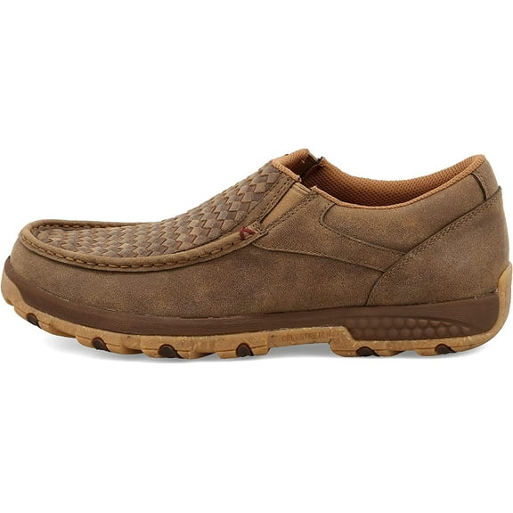 Twisted X Men's Slip-On Driving Moc, Bomber, 11.5 W