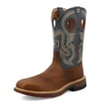 thumbnail image 1 of TWISTED X Adult Male 12in Western Distressed Saddle and Peacock Work Boots, Size: 11, Width: D, 1 of 7