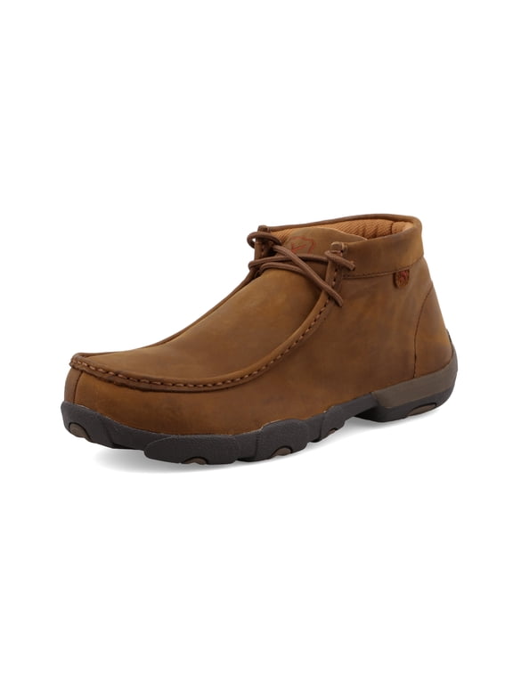 Men's Work Chukka Driving Moc - Distressed Saddle