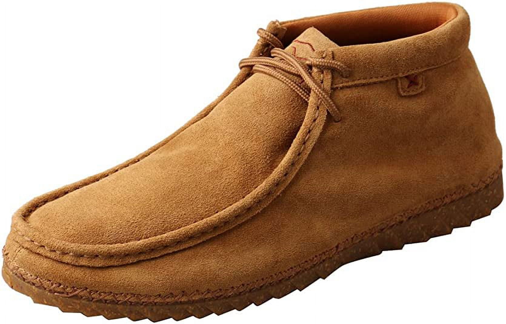 Twisted X Men's ZeroX Chukka Shoes Moc Toe Tan 8 EE US