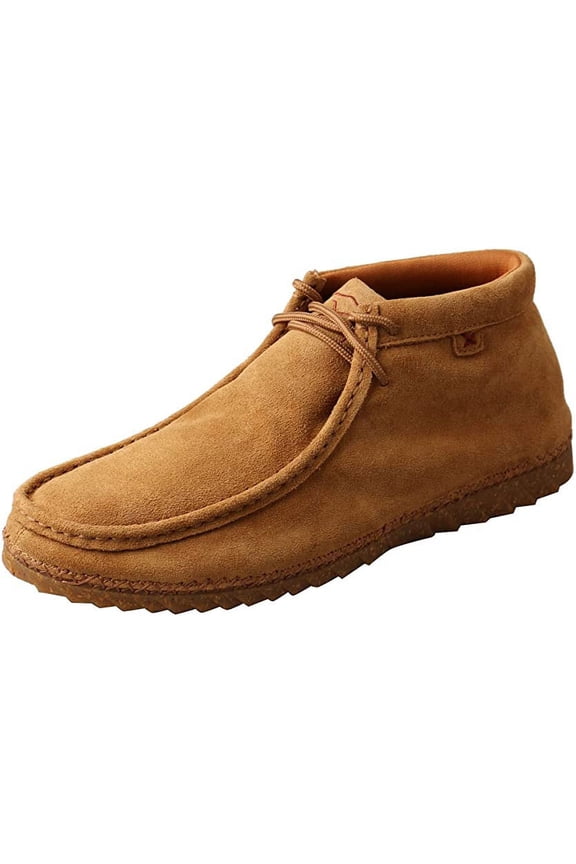 Men's Zero-X Chukka Shoes Moc Toe Tan 8 EE US