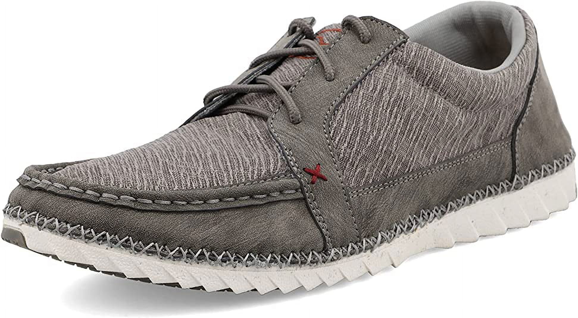 Twisted X Men's Zero-X Moc Toe Work Boot - High Top, Steel Grey, 9.5 Wide