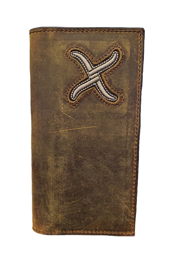 Rodeo Brown White X Embroid - Accessories Wallet  - Xrc-29