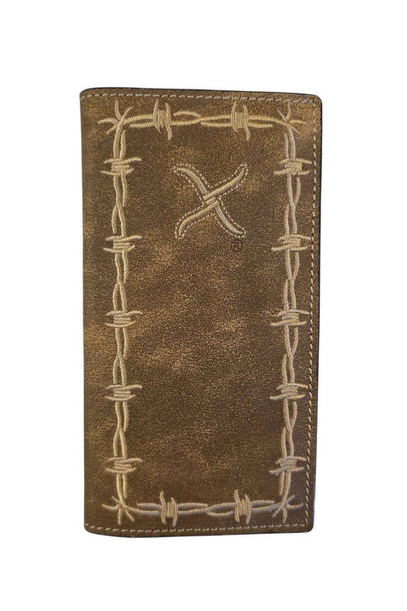 Rodeo Brown Barbed Wire - Accessories Wallet  - Xrc-14