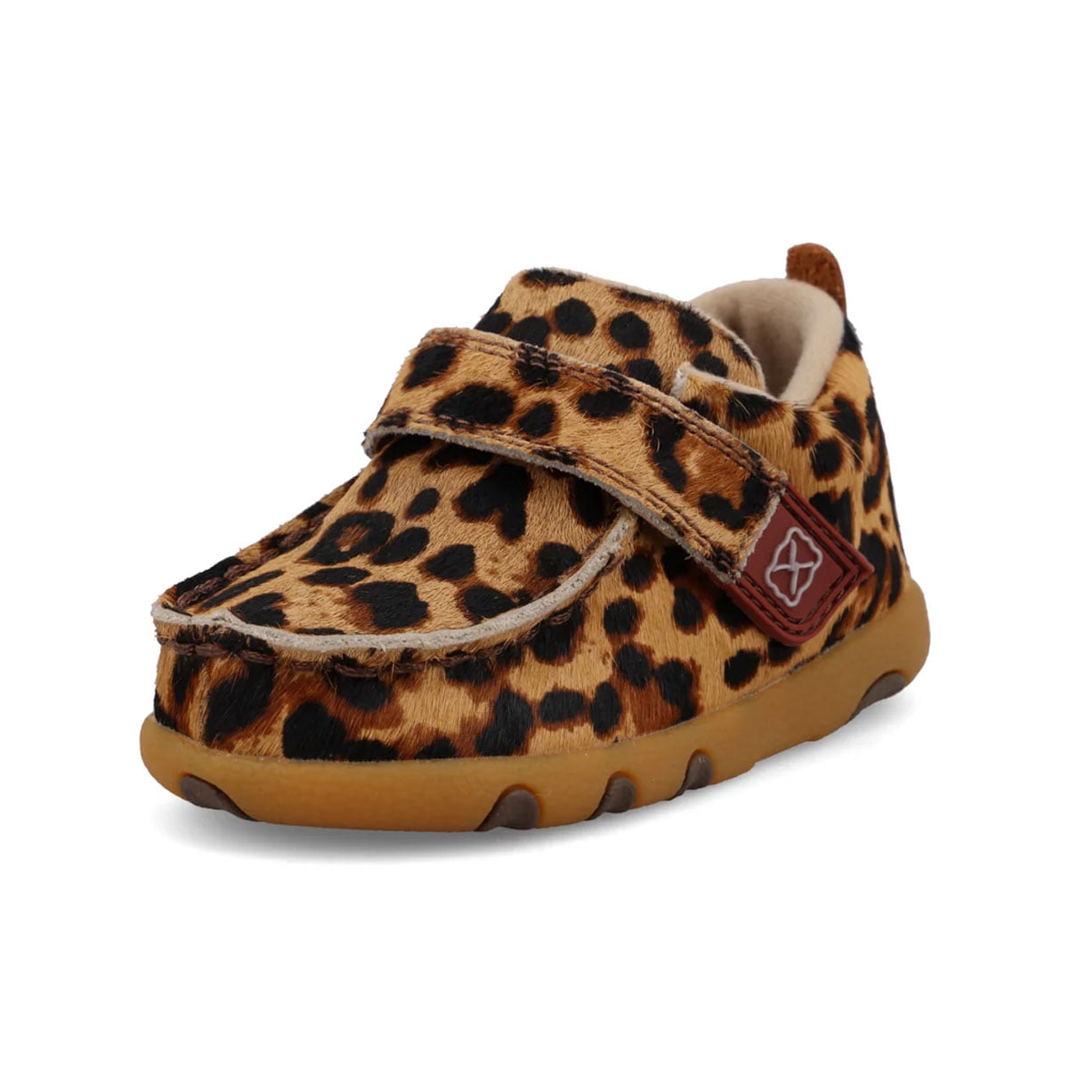 TWISTED X Infant's Driving Moc Leopard Casual Shoes, Size: 3, Width: M ...