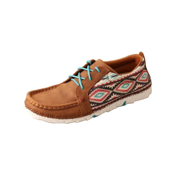 Twisted X Western Shoes Womens Aztec Lace8 M Multi Brown WZX0006