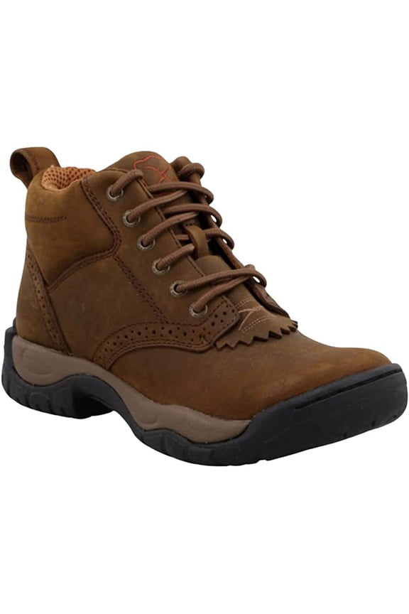 Women's 4" All Around Work Boot, Brown, 7 M