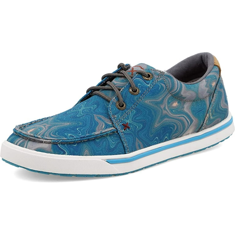 Twisted X Women s Kicks Teal Blue Multi 11 M