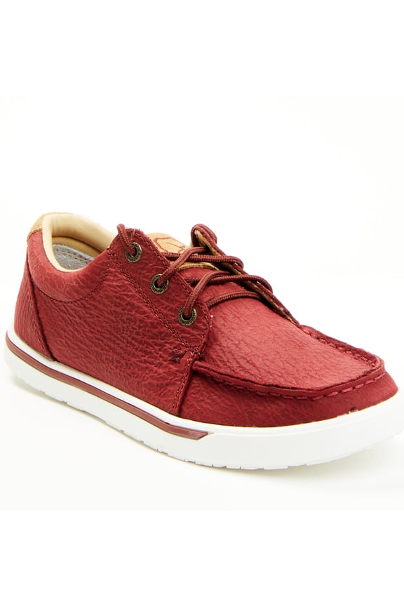 Women's Men'S Kicks Casual Shoes Moc Toe Red 8 1/2 M  US