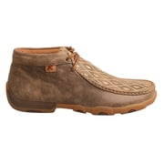 TWISTED X Adult Female Driving Moccasins, Color Bomber/Tan, Size 10, Width M