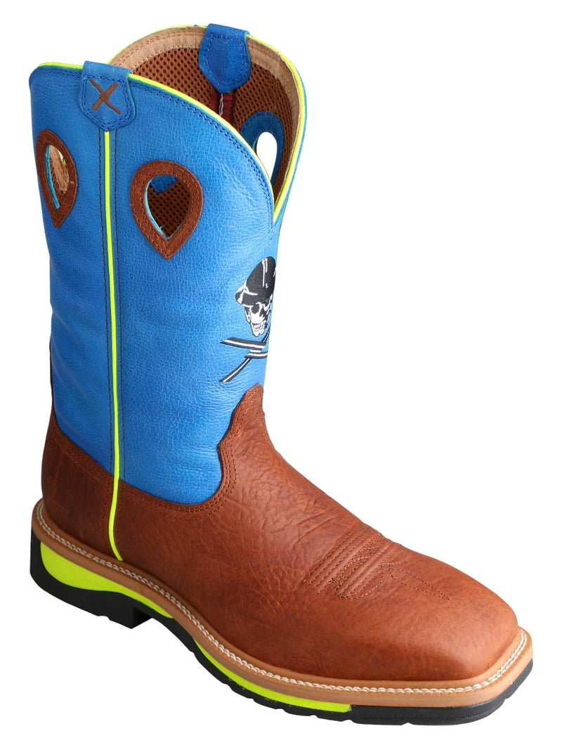 Twisted X Work Boots Mens Cowboy Steel Toe 9.5 EE Brown 