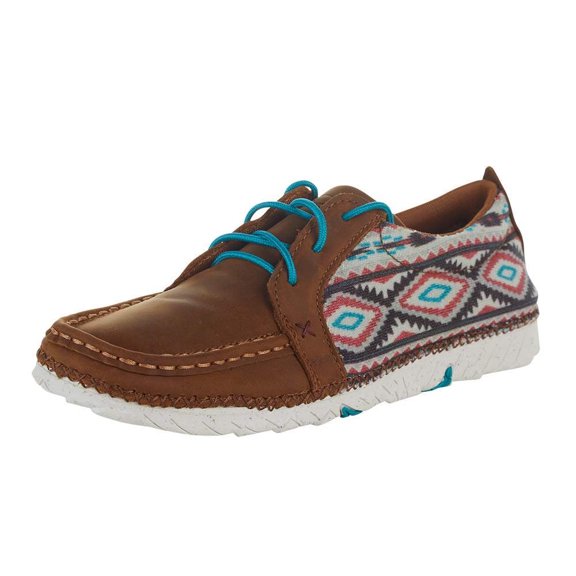 Twisted x Boots Womens WZX0006 Twisted X Aztec Brown Casual 7 m Multi - 1.5 inch with Heel Height