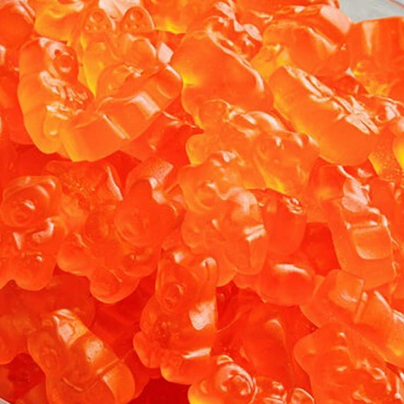 TwistedTreatz Gummy Bears – Sweet, Chewy Candy Treat! Flavor Orange - (8oz)
