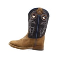 thumbnail image 1 of Twister Western Boots Boys Ben Zipper TPR Outsole Navy Brown 446001202, 1 of 1