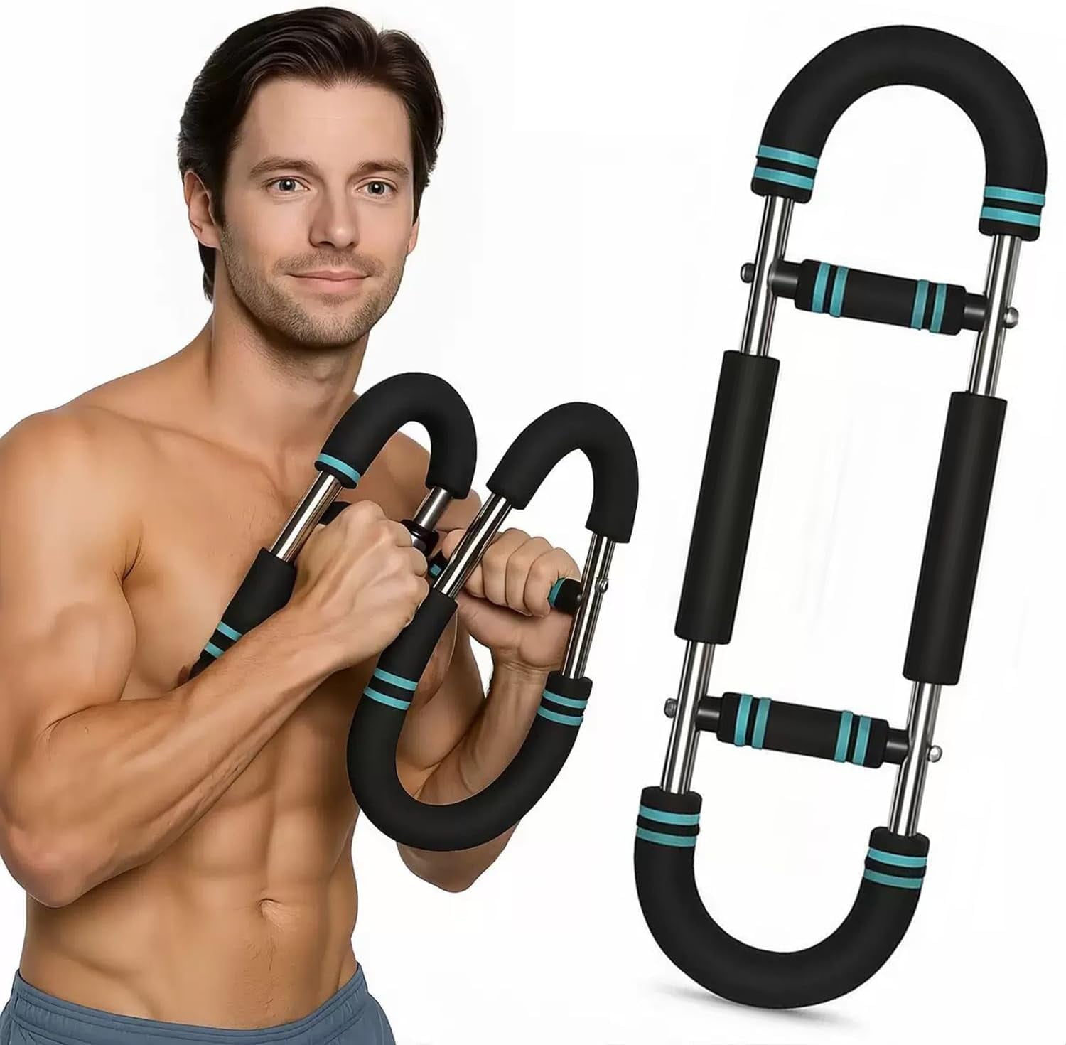 Ultimate Twister Arm Exerciser,Espansore Toracico Regolabile, Tricipiti,Spalle,Schiena
