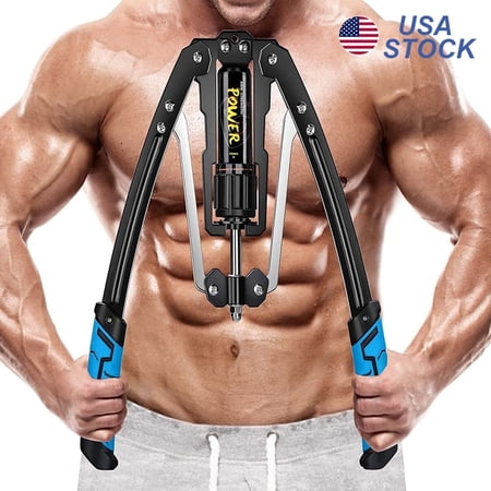 CPWVKI Twister Arm Exerciser Chest Expander Shoulder Forearm Muscle Training Fitness Equipment for Men Home Workout Adjustable 22-440lbs