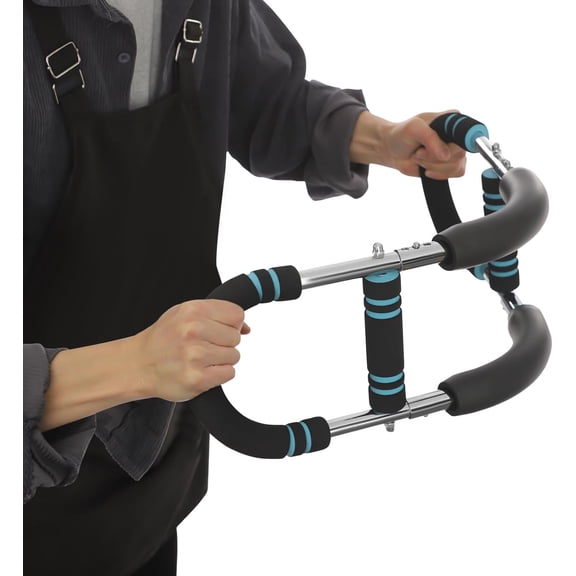 Twister Arm Exerciser, Adjustable Chest Workout Equipment,Shoulder Muscle Training Fitness Equipment, U-Shaped Double Springs Power Twister Bar for Home & Gym