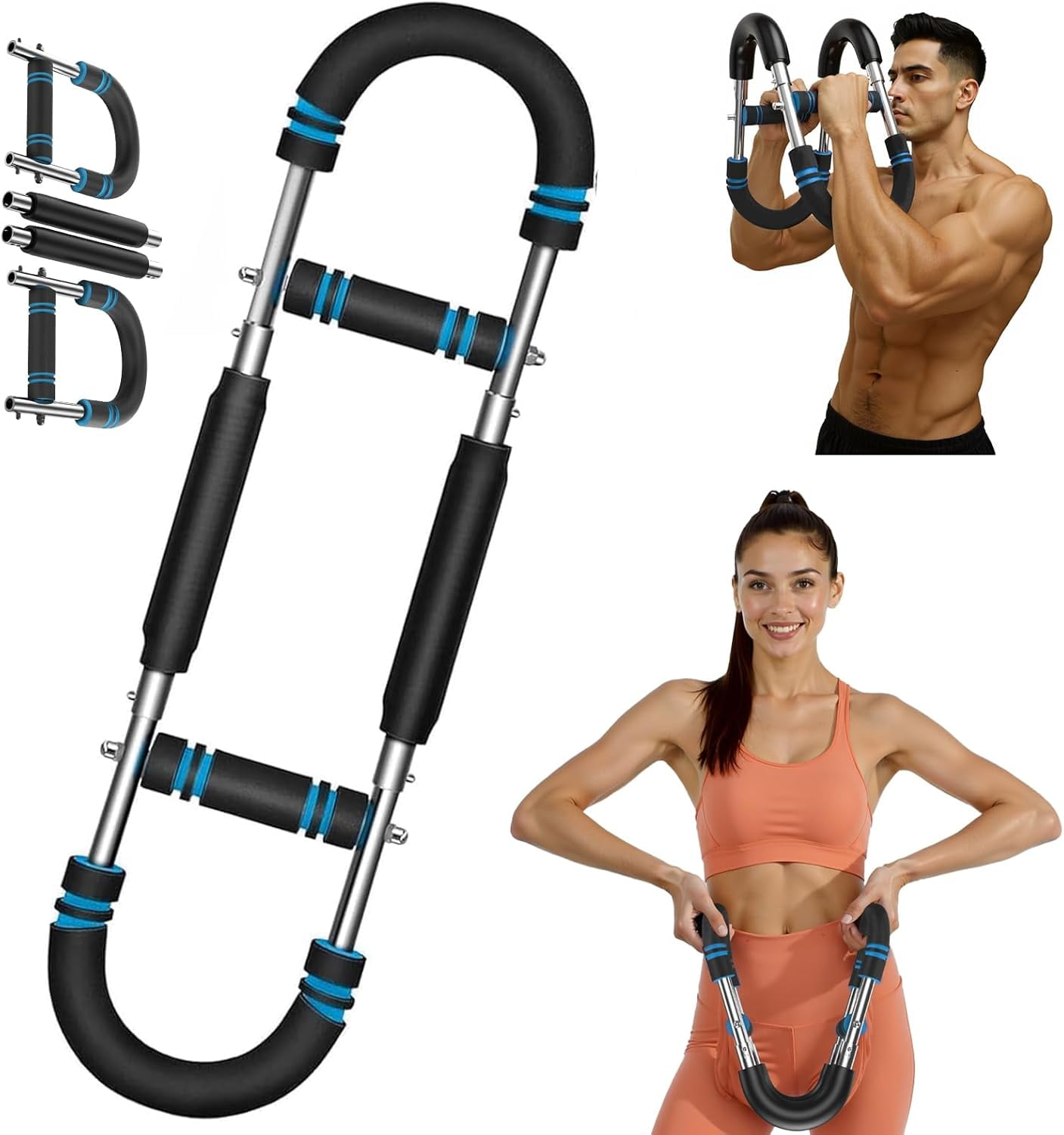 Twister Arm Exerciser, Adjustable Resistance Spring Workout Bar for ...