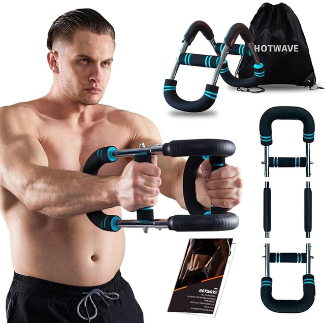 Spring Workout Machine Twister Arm Exerciser,Adjustable Spring Workout Bar, Forearm Triceps ...