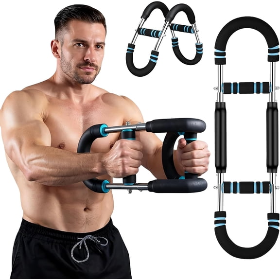 Twister Arm Exerciser Bar -  Adjustable Resistance (60-110 lbs) for Chest,  &  - Portable  Fitness Equipment for Strength  Anywhere