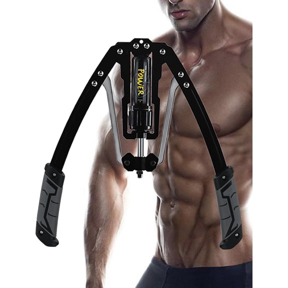 Twister Arm Exerciser Hydraulic Power Adjustable 22-440lbs, Chest Expander Fitness Equipment, Biceps ABS Exercise Strengthener, Thickened Carbon Steel