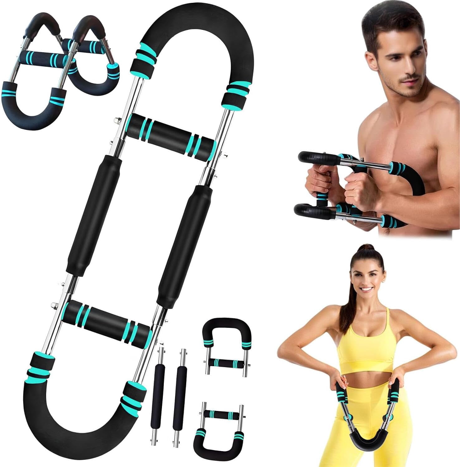 Twister Arm Exerciser with Adjustable Spring Bar - Enhance Your Forearm ...