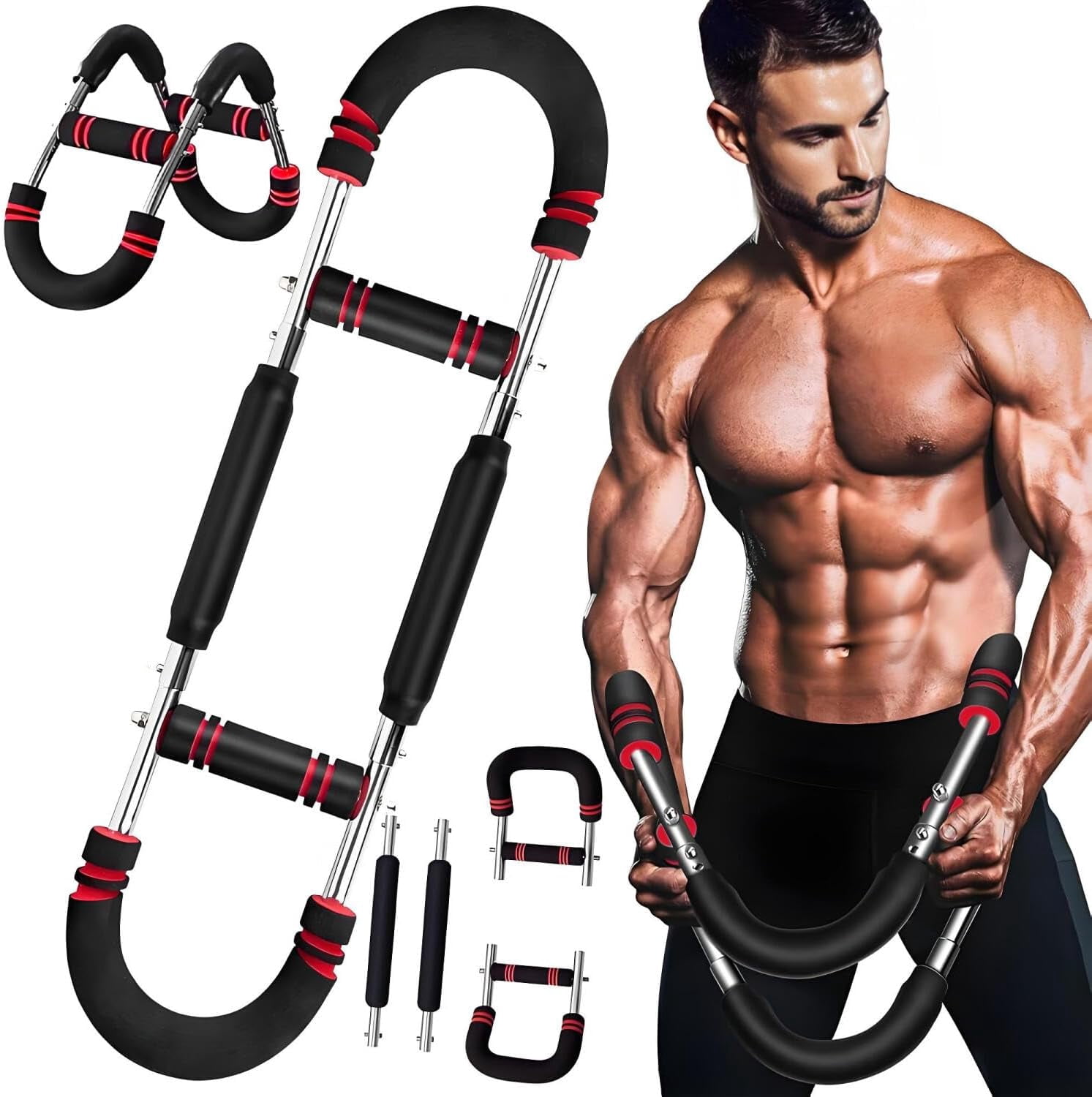 Twister Arm Exerciser with Adjustable Spring Bar - Enhance Your Forearm ...